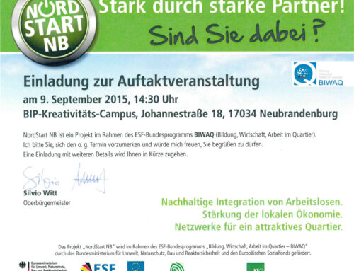 Einladung zur Auftaktveranstaltung